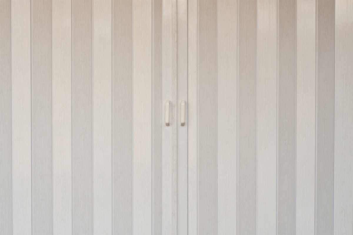 White PVC Wardrobe Doors
