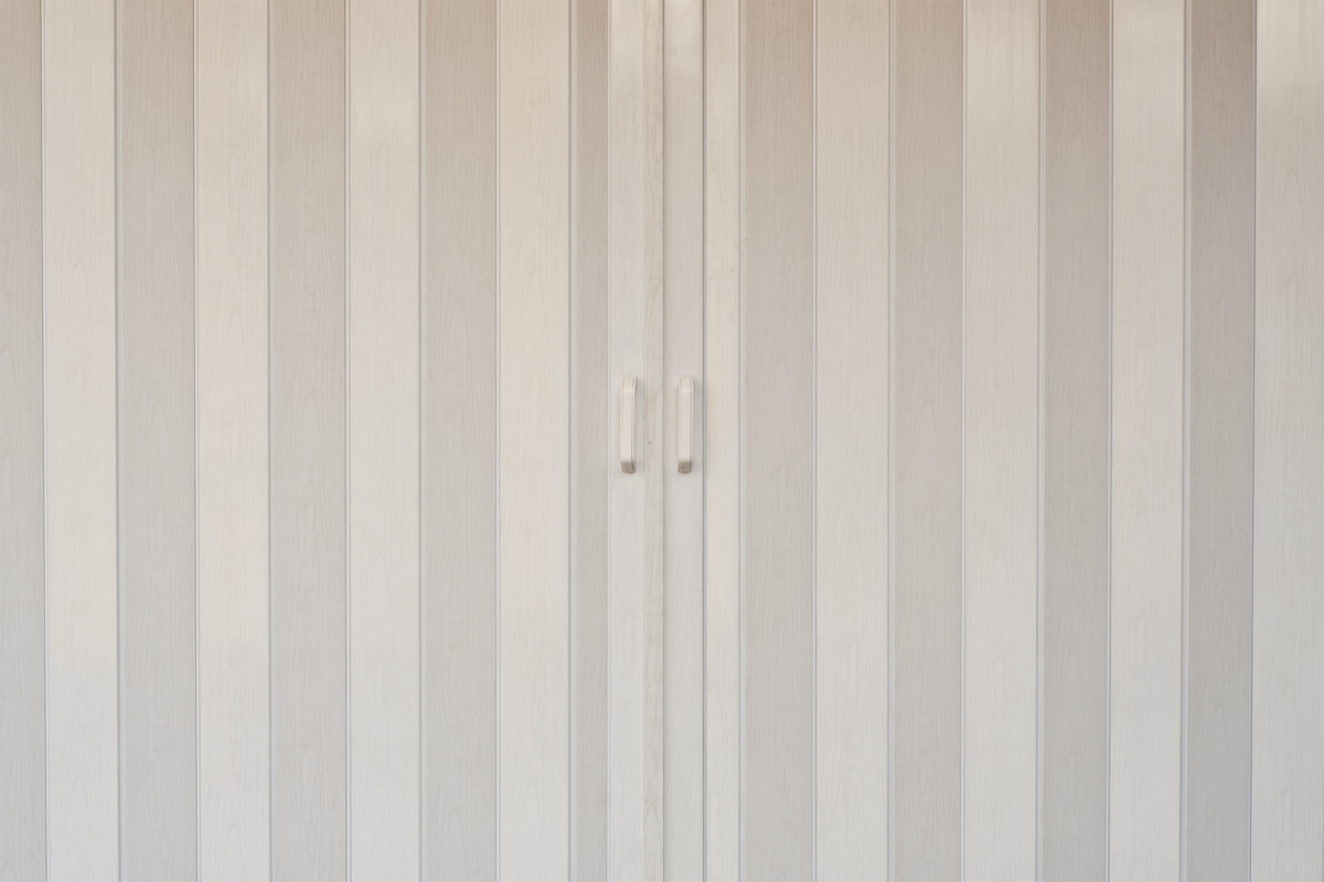 White PVC Wardrobe Doors