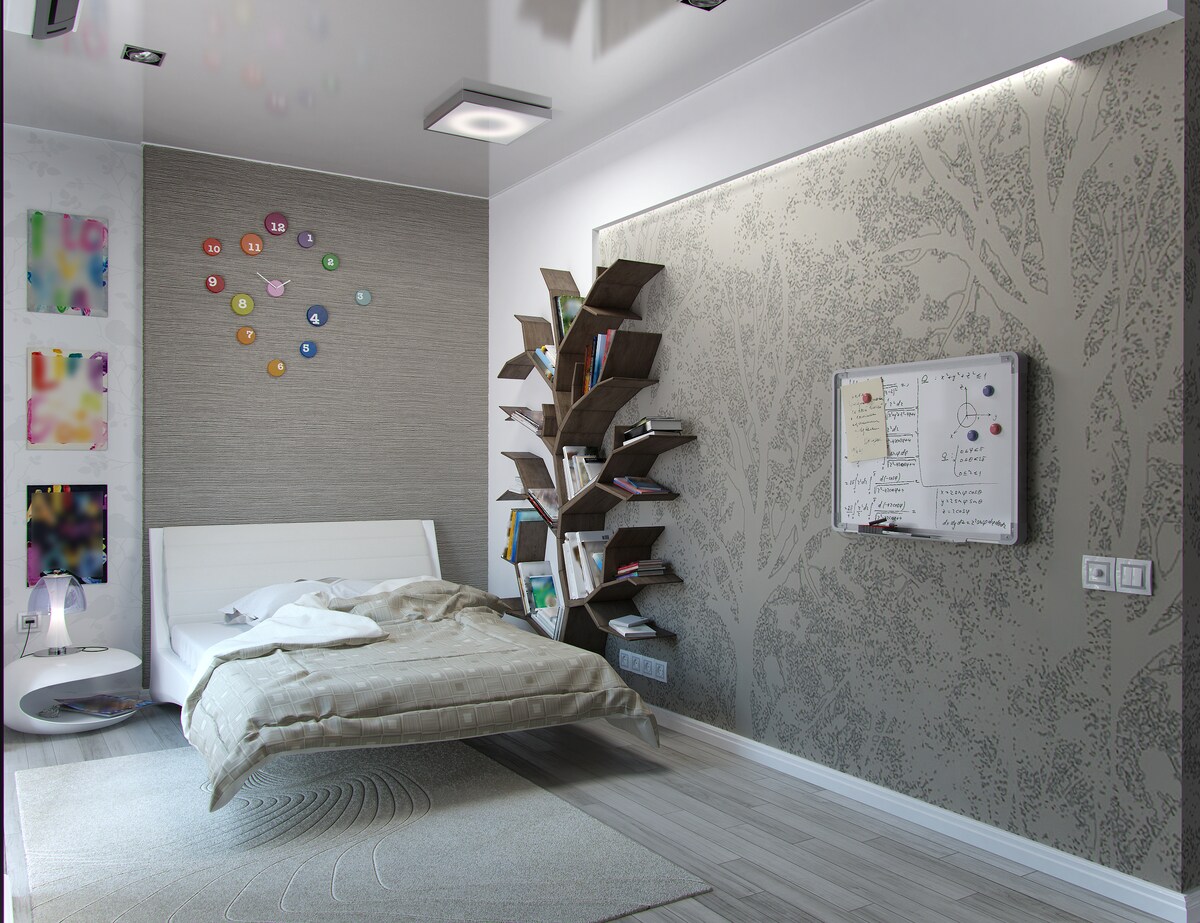 Kids Room Bookshelf with a Unique Design Kids Room Bookshelf with a Unique Design