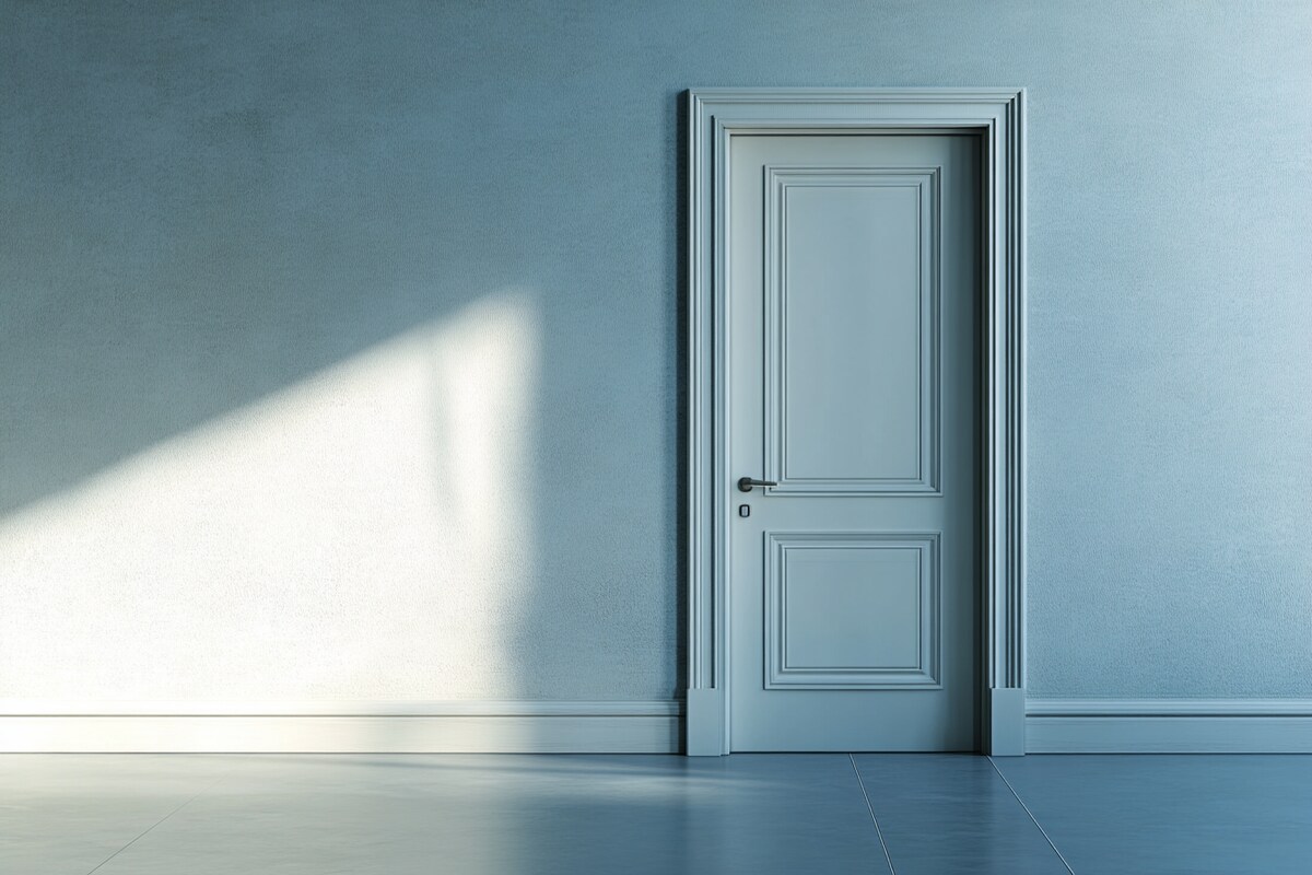 Modern Swing Single Door Design in Matte Finish Modern Swing Single Door Design in Matte Finish