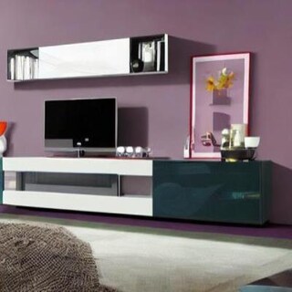 Contemporary TV Unit Design in Multicolour Laminate