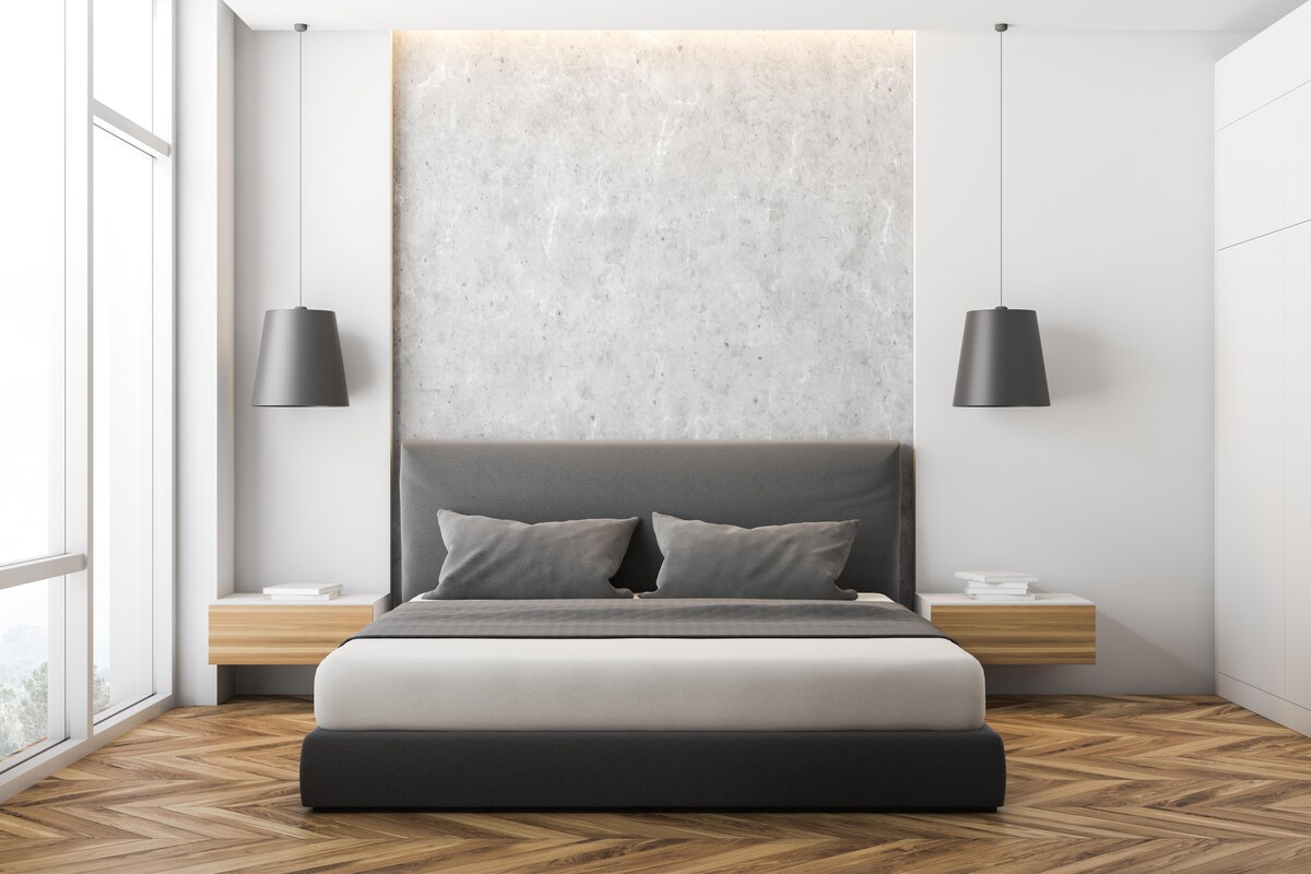 Master Bedroom Design with White Walls Master Bedroom Design with White Walls