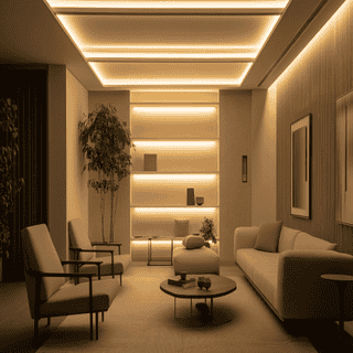 Contemporary Rectangle Shaped Multi-Level False Ceiling Design