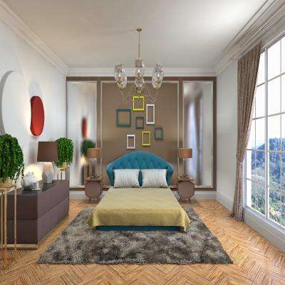 Modern Luxury Master Bedroom with Fancy Decor
