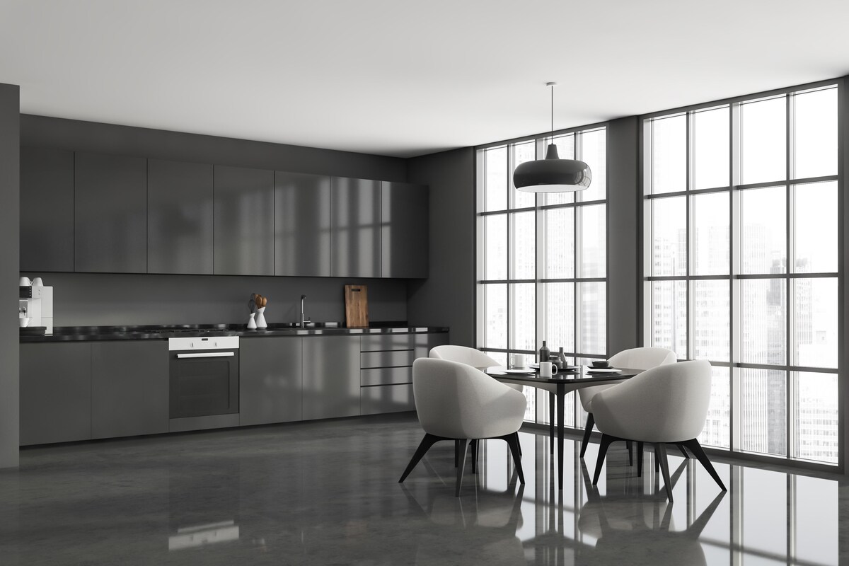 Modular Kitchen with a Cosy Vibe Modular Kitchen with a Cosy Vibe