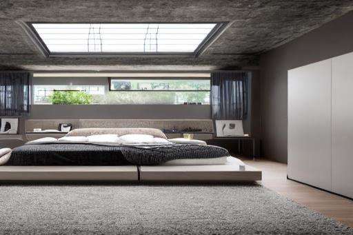 Smart Industrial Master Bedroom Design