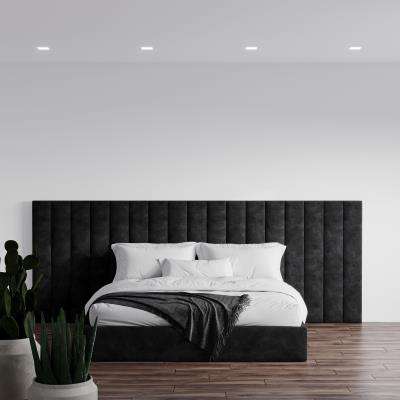 Monochrome Black and white master bedroom