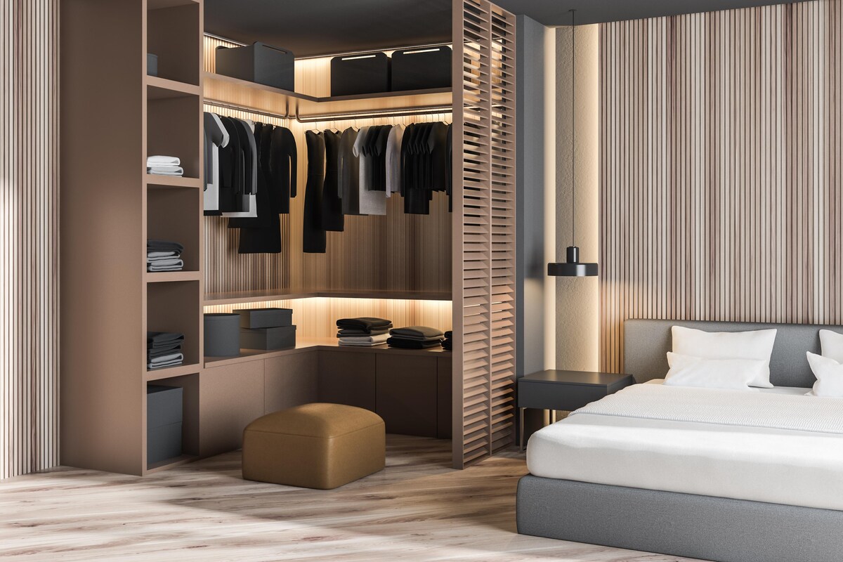 Master Bedroom Design with a Wardrobe
