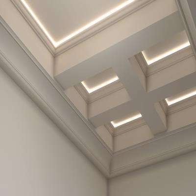 White Kitchen 3D False Ceiling