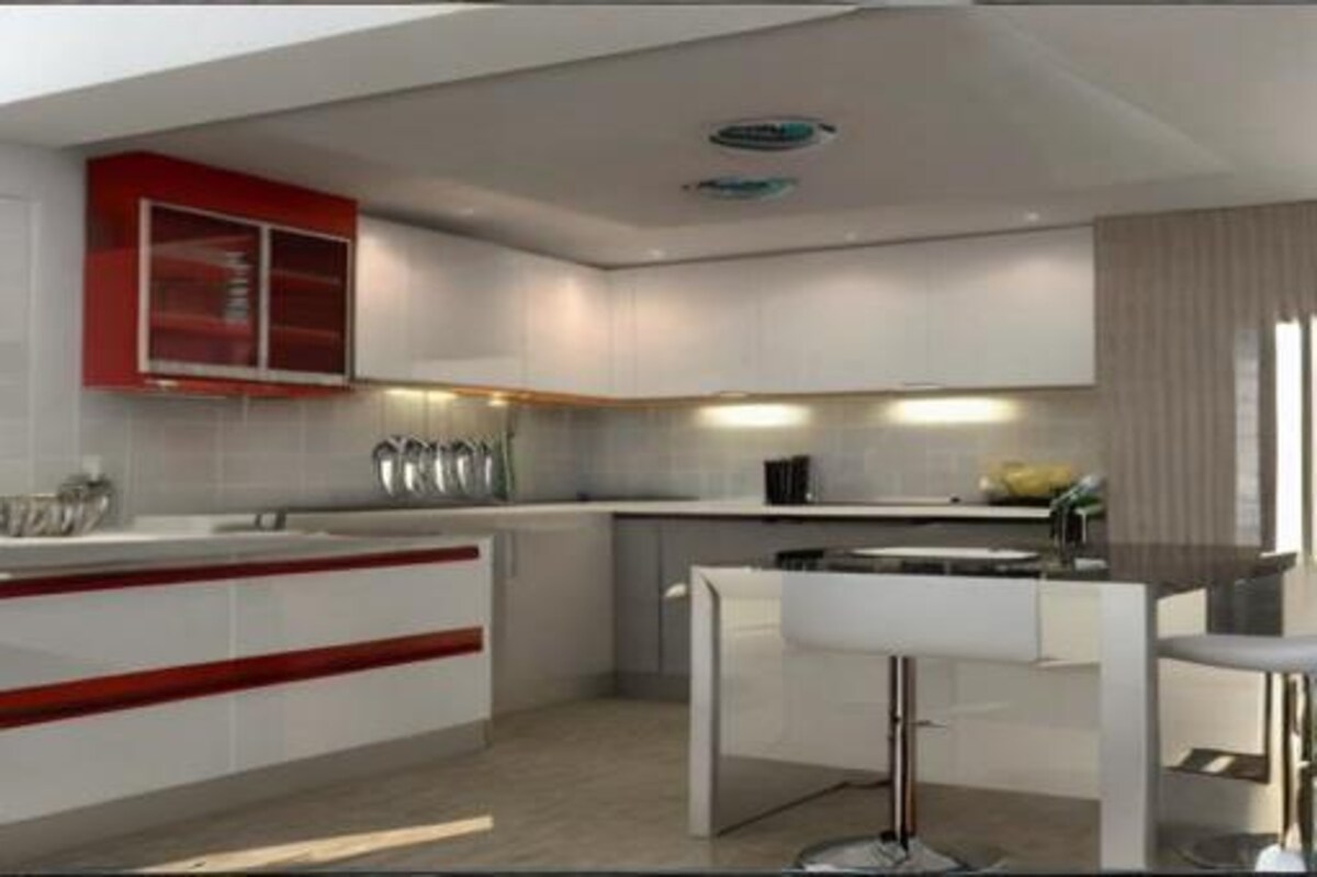 Contemporary Small Kitchen False Ceiling Design