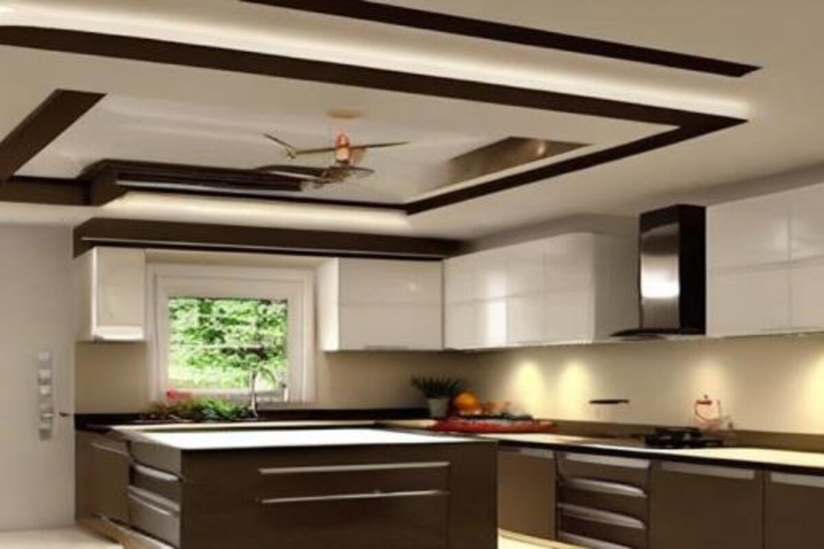 Attractive Small Kitchen False Ceiling Design Attractive Small Kitchen False Ceiling Design