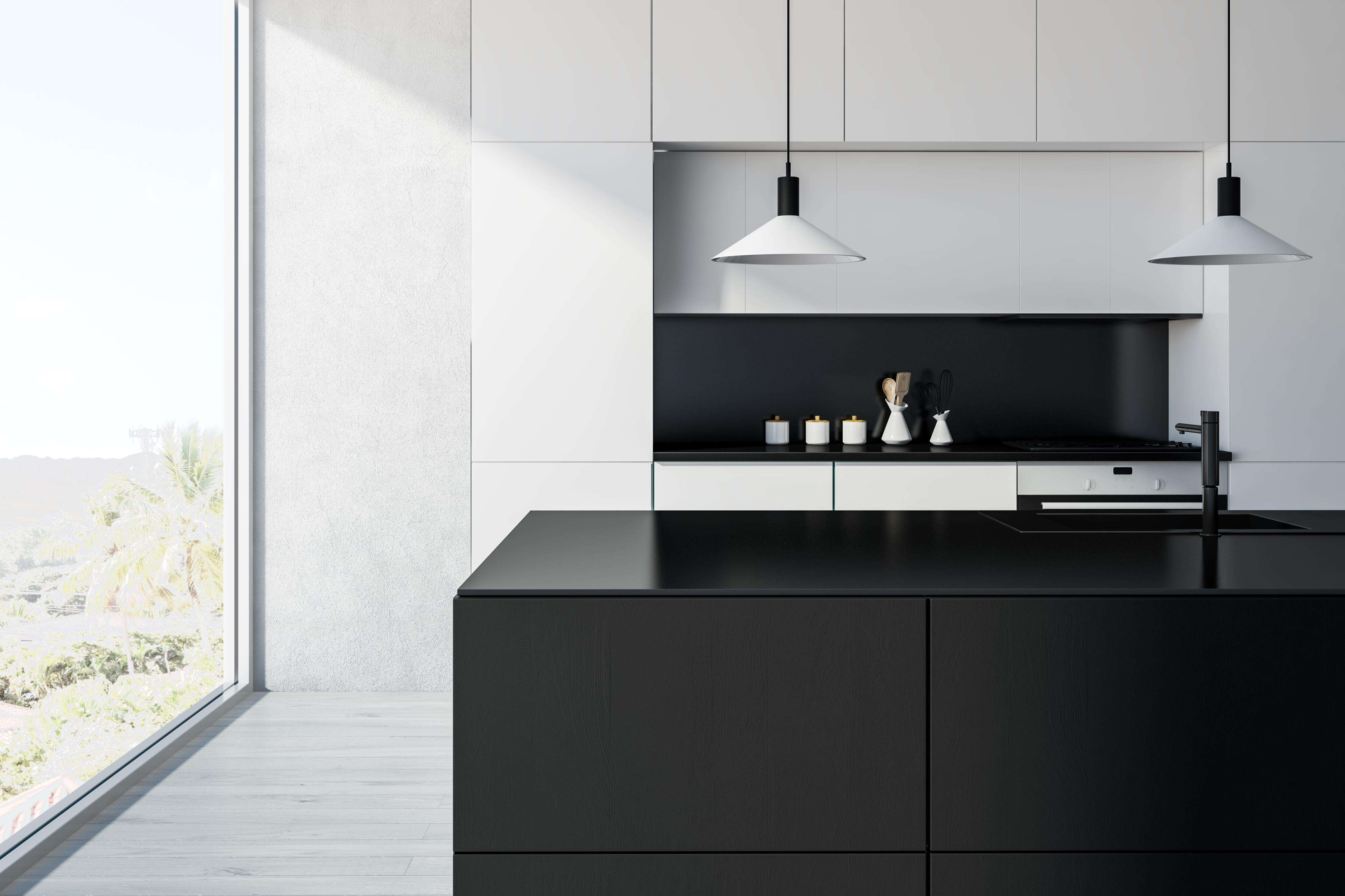 Quoting The Classics: Black and White Kitchen