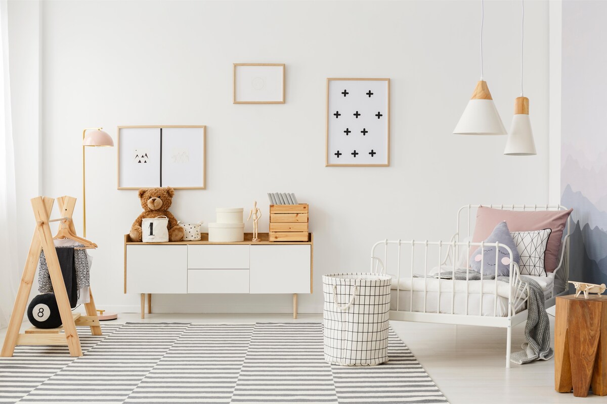 Subtle Interior Kids Room Design