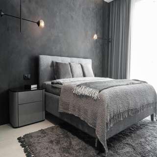 Classy Grey Master Bedroom