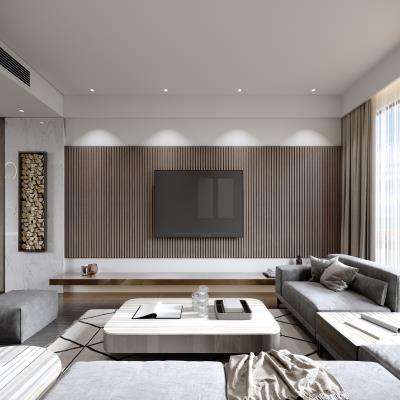 State-of-the-art TV Panel Design for Living Room