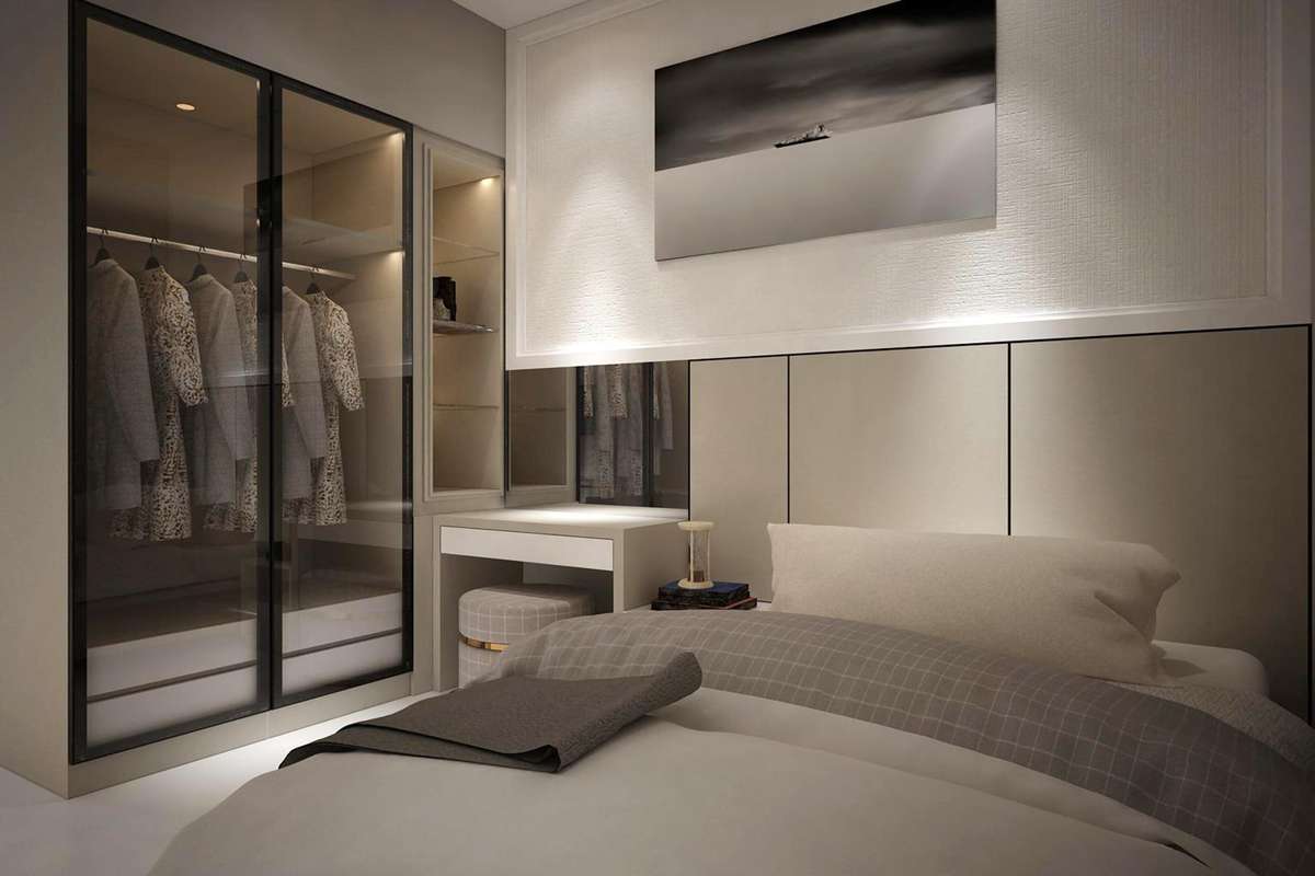 Classic and Simple Contemporary Master Bedroom Design