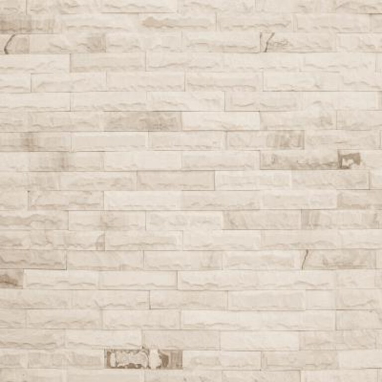 Brick Pattern Cream Kitchen Tiles