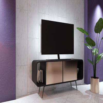 Industrial Marble TV Unit Design