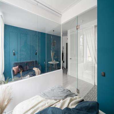 Teal Master Bedroom Design