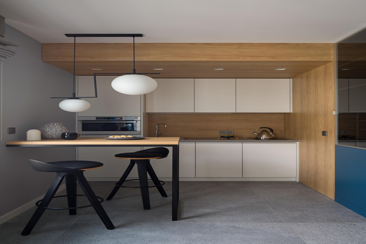 Light Grey Small Kitchen Floor Tiles