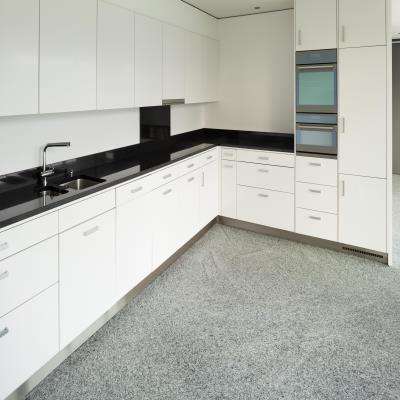 Grey Stone Kitchen Floor Tiles