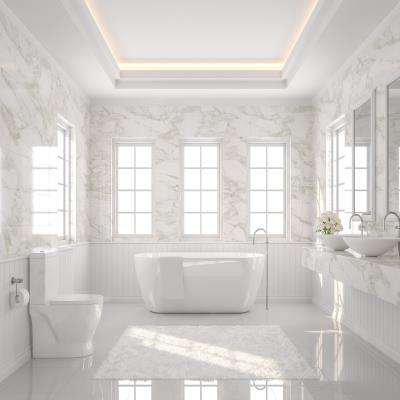 Traditional White Bathroom Design