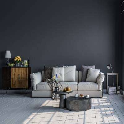 Trendy Grey Living Room Furniture