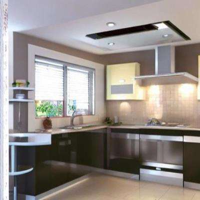 Basic Small Kitchen False Ceiling Design
