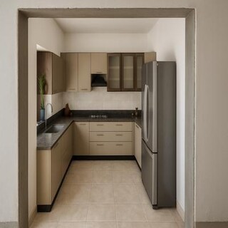 Medium Matte Finish Modern U Shaped Modular Kitchen Design