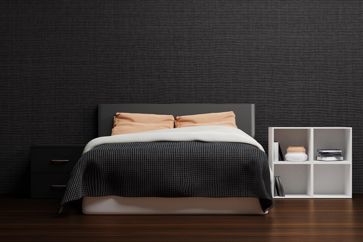 Master Bedroom Design with a Black Accent Wall Master Bedroom Design with a Black Accent Wall