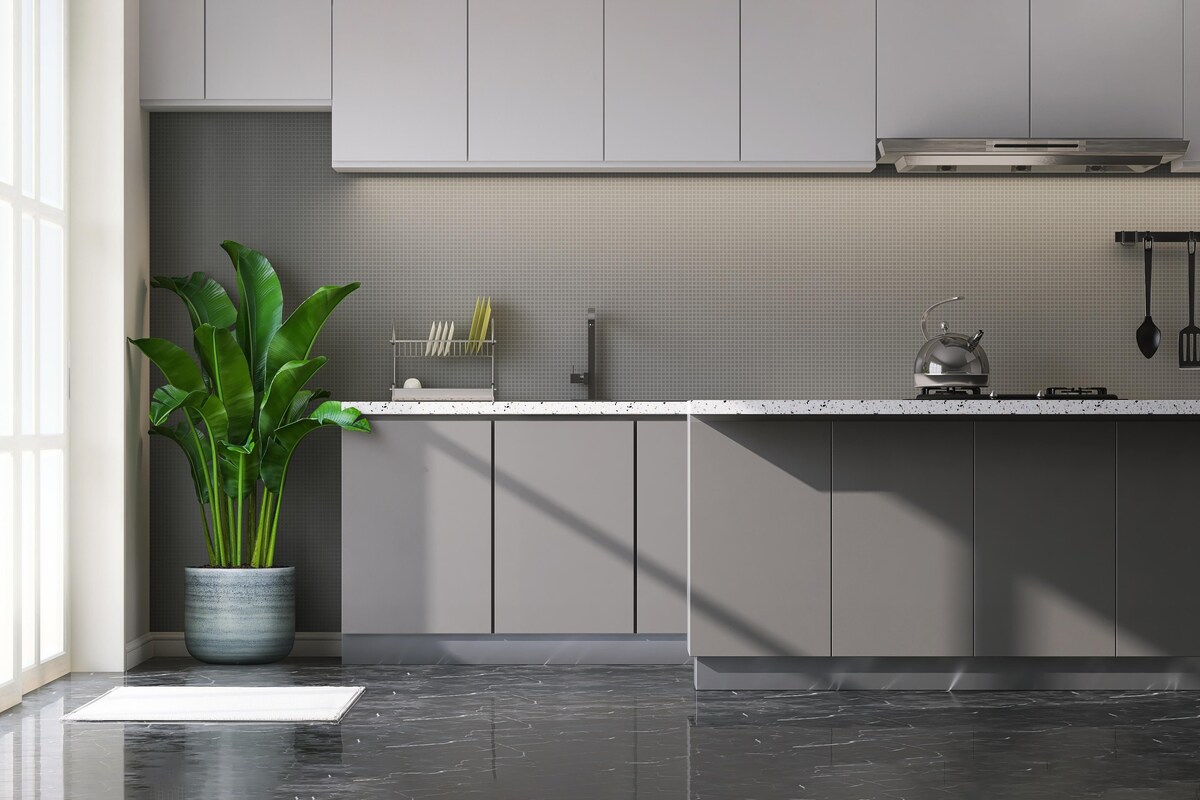 Grey Modern Simple Kitchen Designs Grey Modern Simple Kitchen Designs