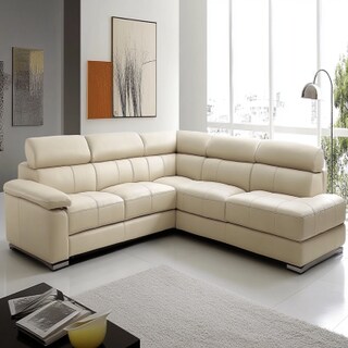 Contemporary Living Room Design with L-Shaped Sofa