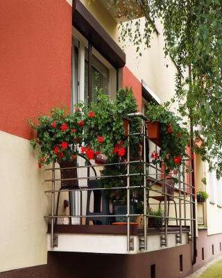 Simple Rustic Balcony Design with Wall Planters