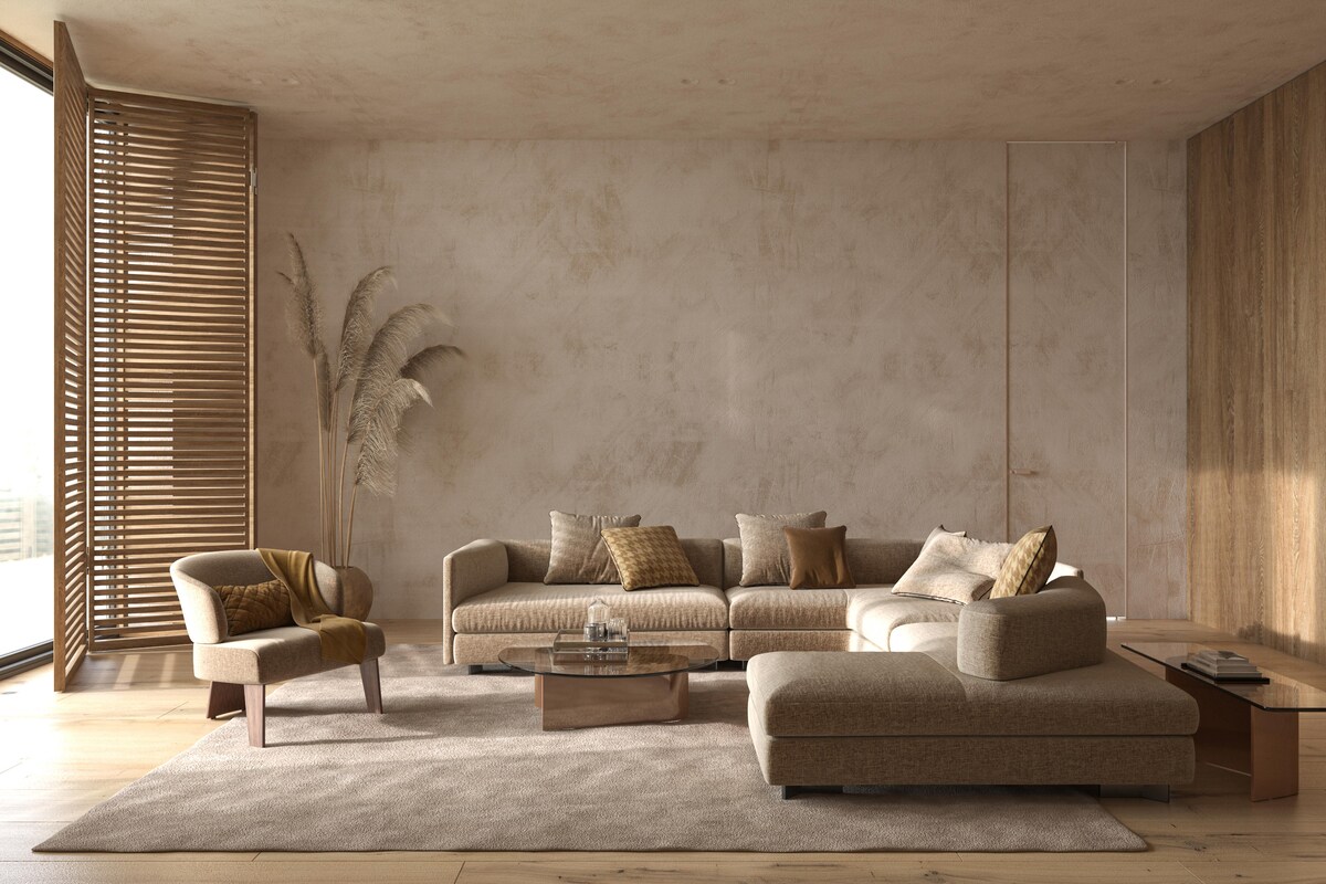 Cottagecore Living Room with a Warm Tone Cottagecore Living Room with a Warm Tone