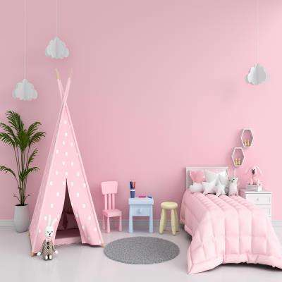 Girls Kids Room Design in Pink