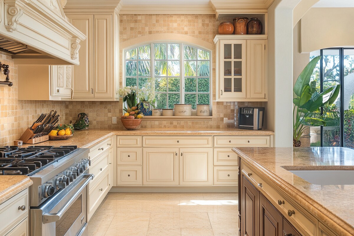 Timeless Ceramic Matte Kitchen Tiles Design in Cream Colour Timeless Ceramic Matte Kitchen Tiles Design in Cream Colour