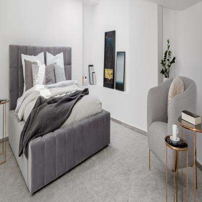 Plain and Simple master bedroom