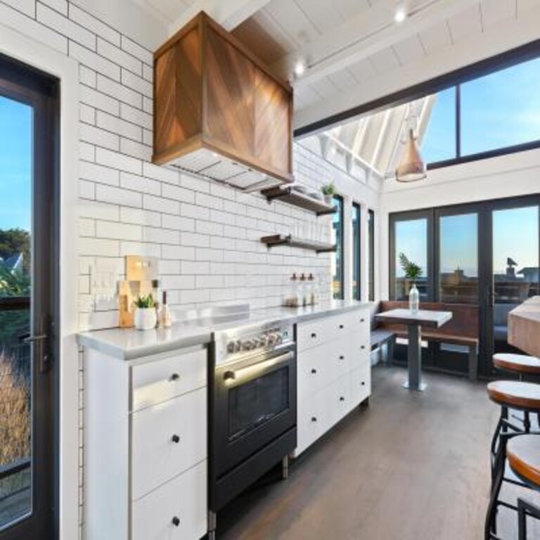 White Kitchen Subway Tile