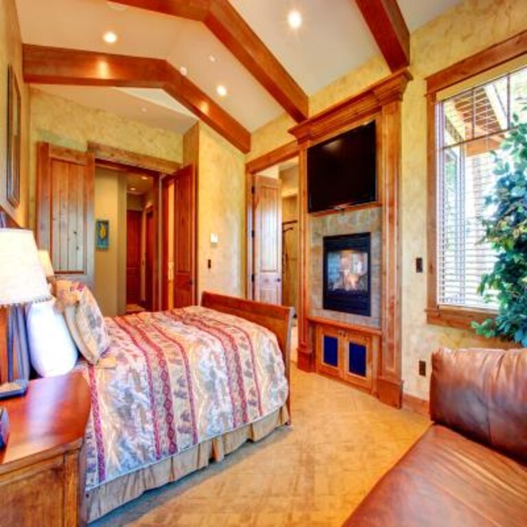 Gold Master Bedroom Design