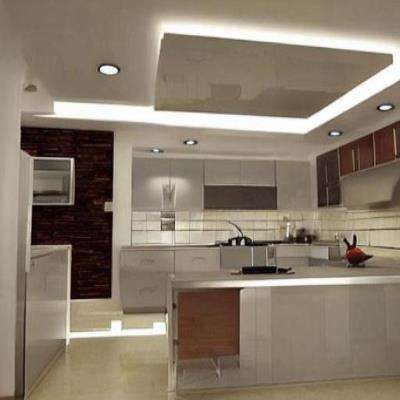 Peripheral False Ceiling Design for Kitchen