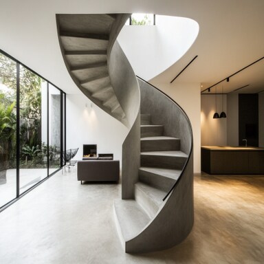 18 Latest Concrete Stair Design Ideas for Homes with Images 2026