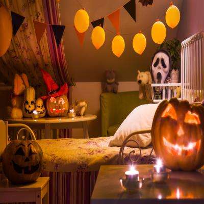 Creepy Kids Room with a Halloween Theme