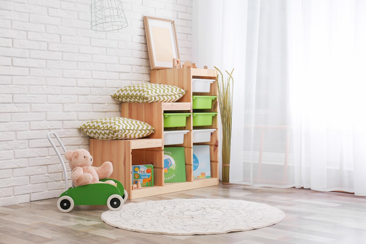 Making Space with DIY Storage Kids Room