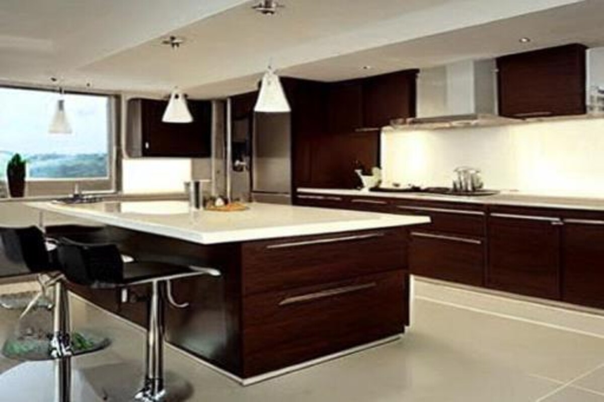 Parallel Small Kitchen False Ceiling Design