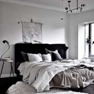 Aesthetic Scandinavian Master Bedroom Design