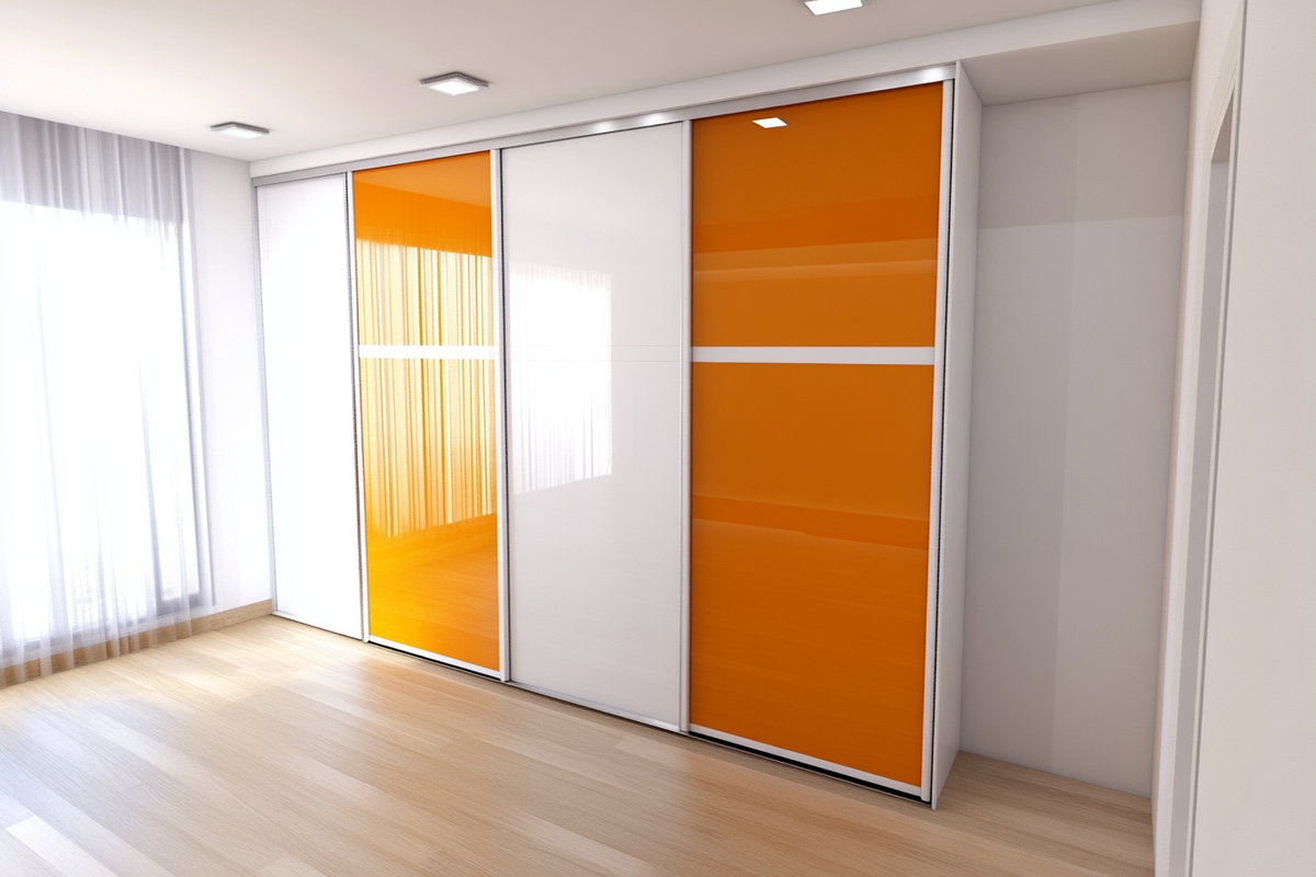 Contemporary 4-Door Sliding Wardrobe Design