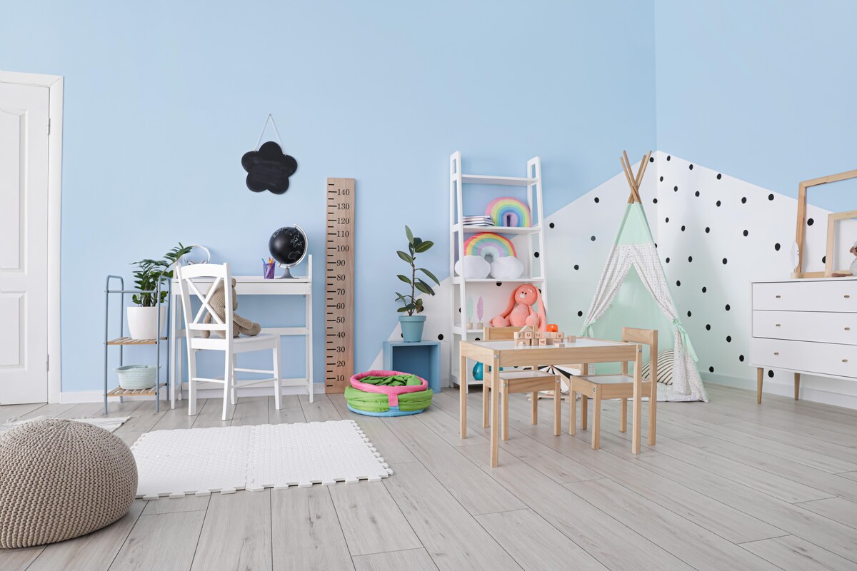 Pleasant Modern Kids Room Design with a Cabana Pleasant Modern Kids Room Design with a Cabana
