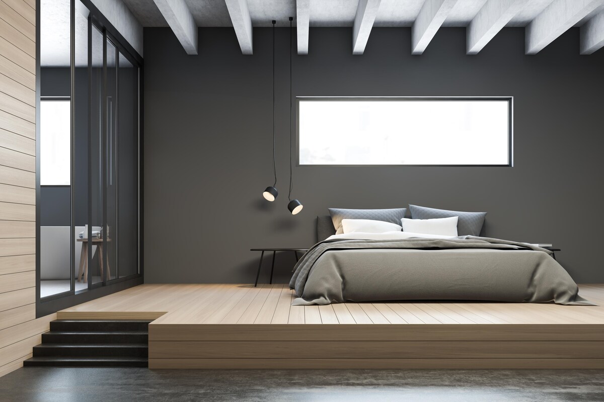 Master Bedroom Design with Window behind Bed Master Bedroom Design with Window behind Bed