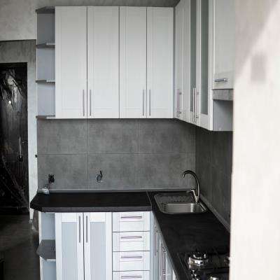Classic White Modular Kitchen Design