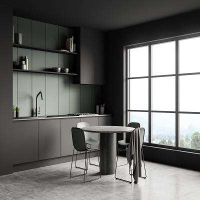 Dark Grey Modern Kitchen Ideas
